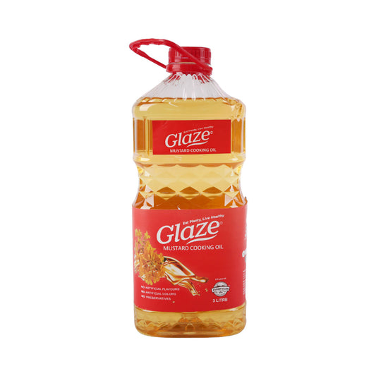 FarmFields GLAZE MUSTARD COOKING OIL BOTTLE 3LTR