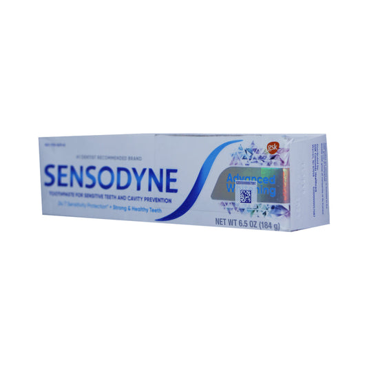 SENSODYNE TOOTH PASTE ADVANCED WHITENING 184 GM