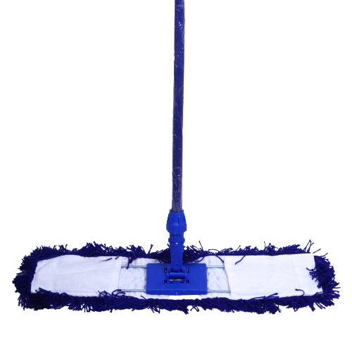 H&C DUST MOP ACRYLIC + FRAME 60 CM + IRON HANDLE (BLUE)