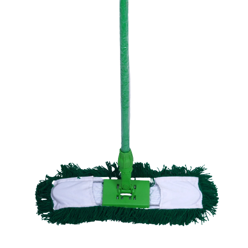 H&C DUST MOP ACRYLIC + FRAME 40 CM + IRON HANDLE  (GREEN)