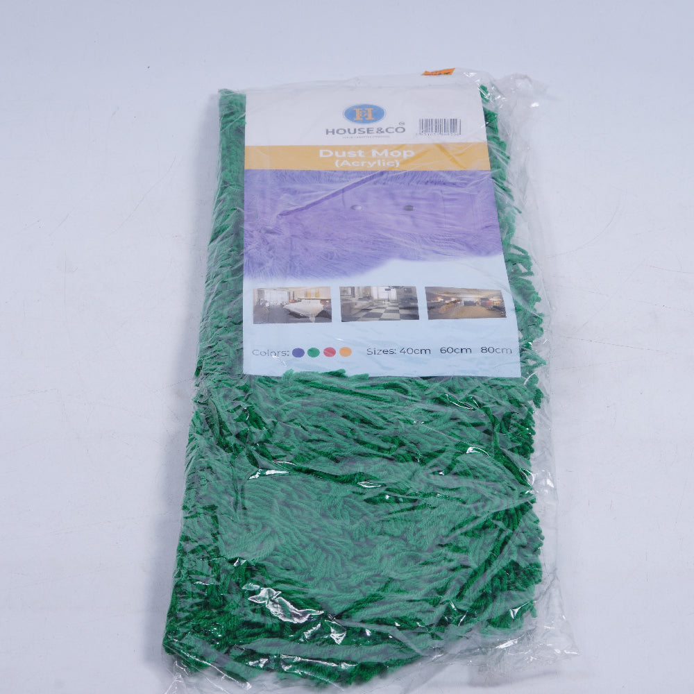 H&C DUST MOP ACRYLIC 40CM REFIL GREEN