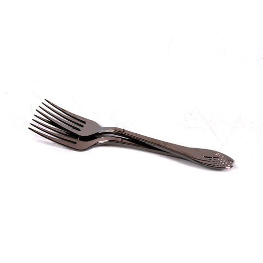 DISPOSABLE FORK IR SILVER 24PC