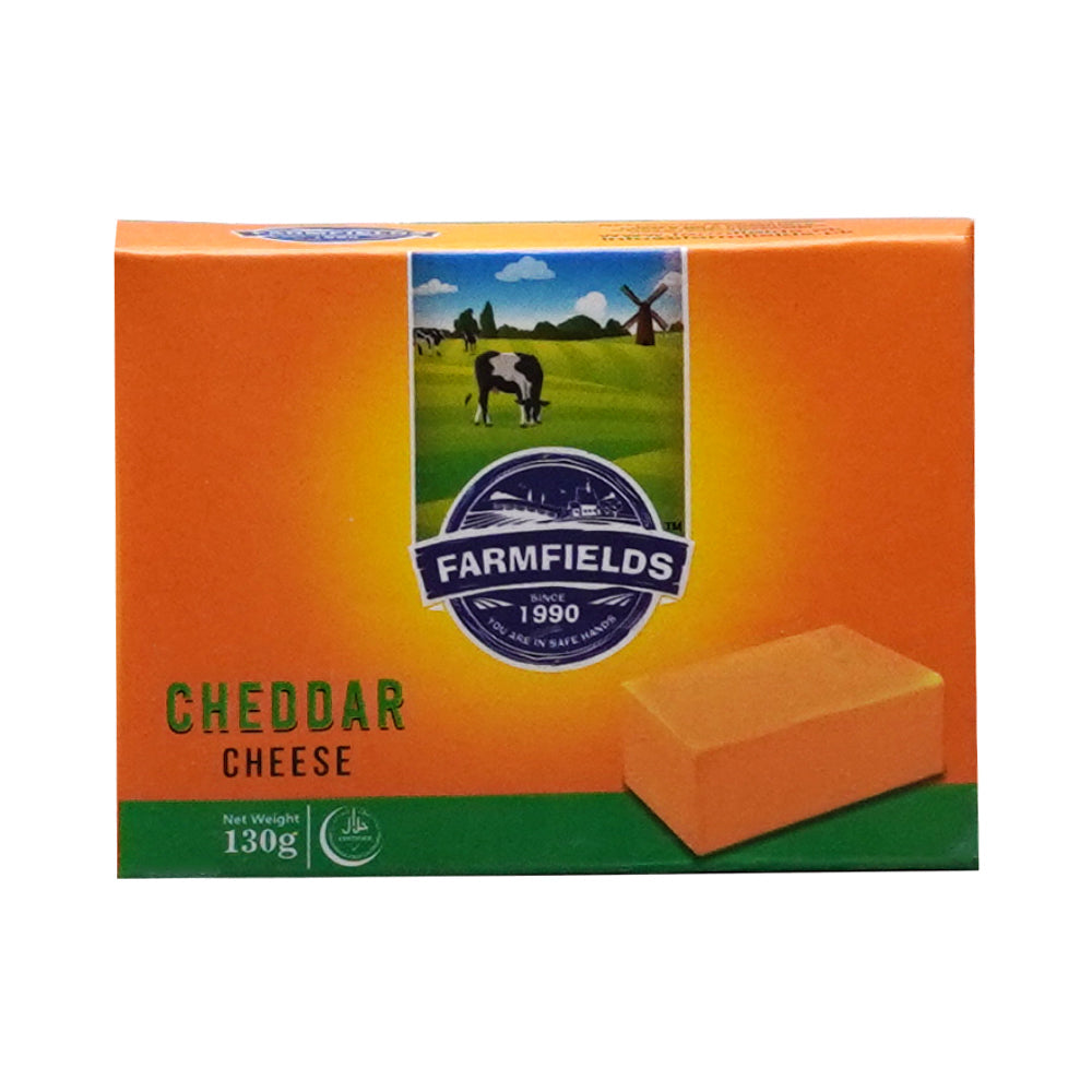 FarmFields CHEDDAR CHEESE BLOCK 130GM