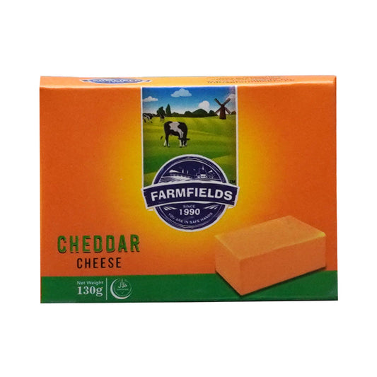 FarmFields CHEDDAR CHEESE BLOCK 130GM