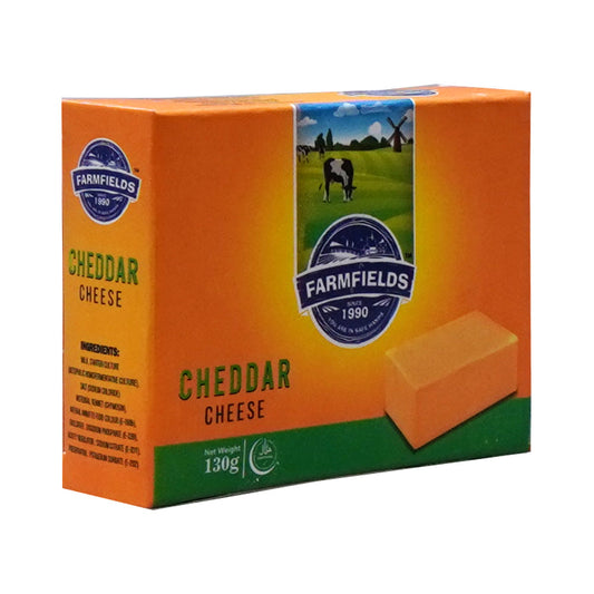 FarmFields CHEDDAR CHEESE BLOCK 130GM