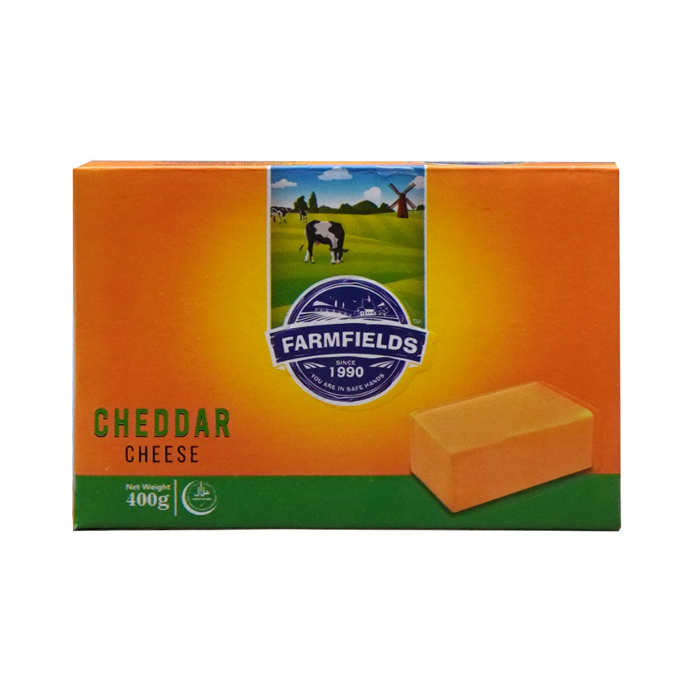 FarmFields CHEDDAR CHEESE BLOCK 400GM