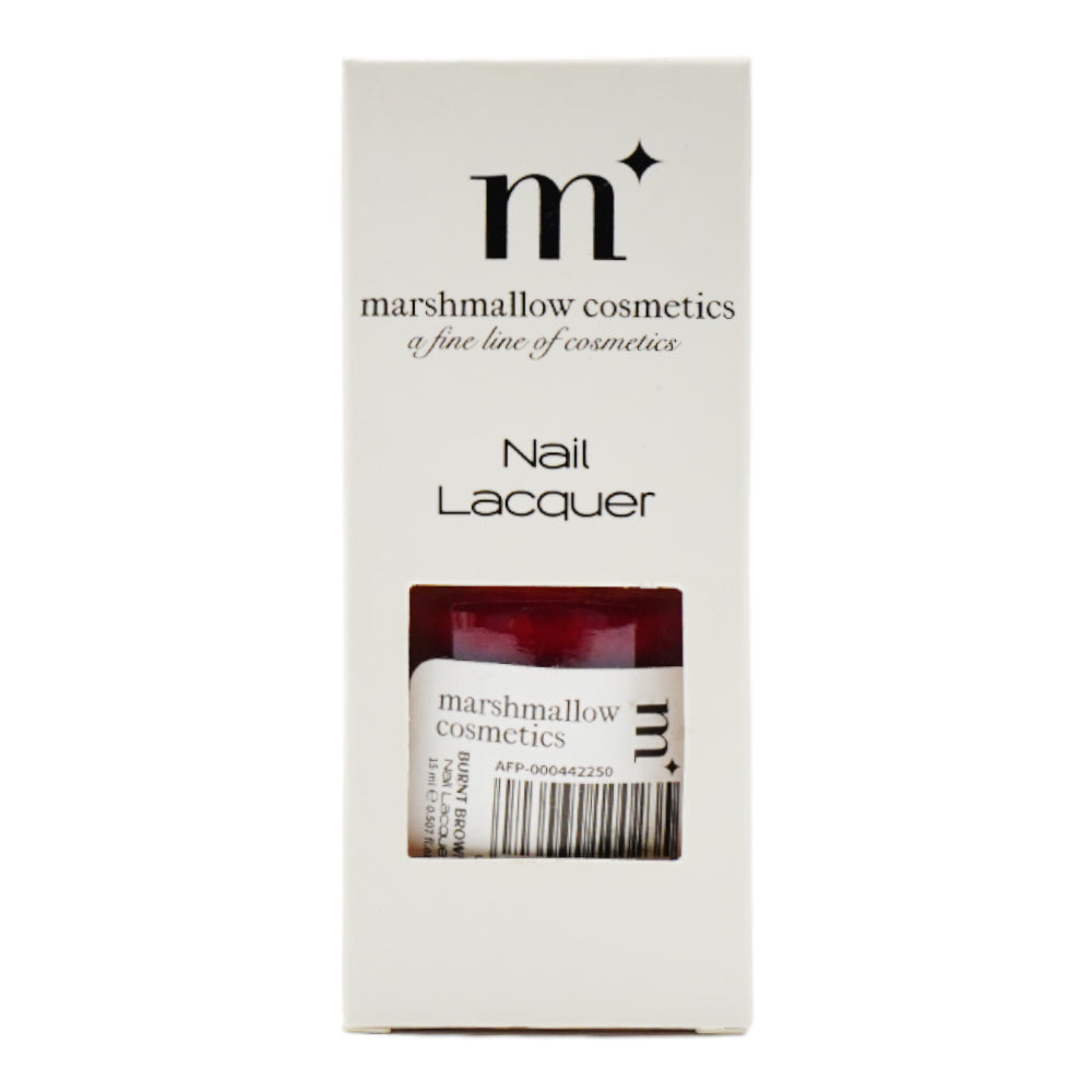 MARSHMALLOW NAIL LACQUER BURNT BROWN 15ML