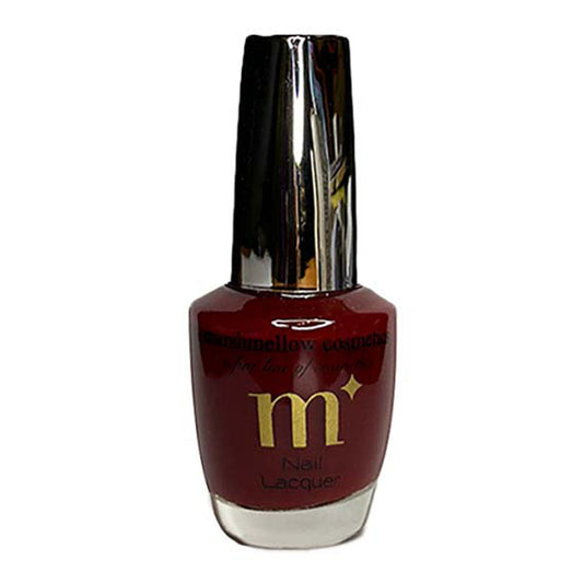 MARSHMALLOW NAIL LACQUER WINE RED 15ML