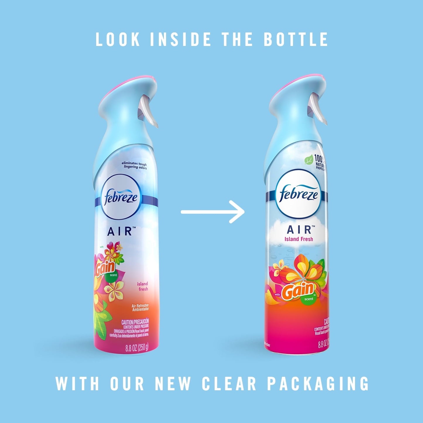 Febreze Odor-Fighting Air Freshener with Gain Island Fresh Scent, 8.8 fl oz