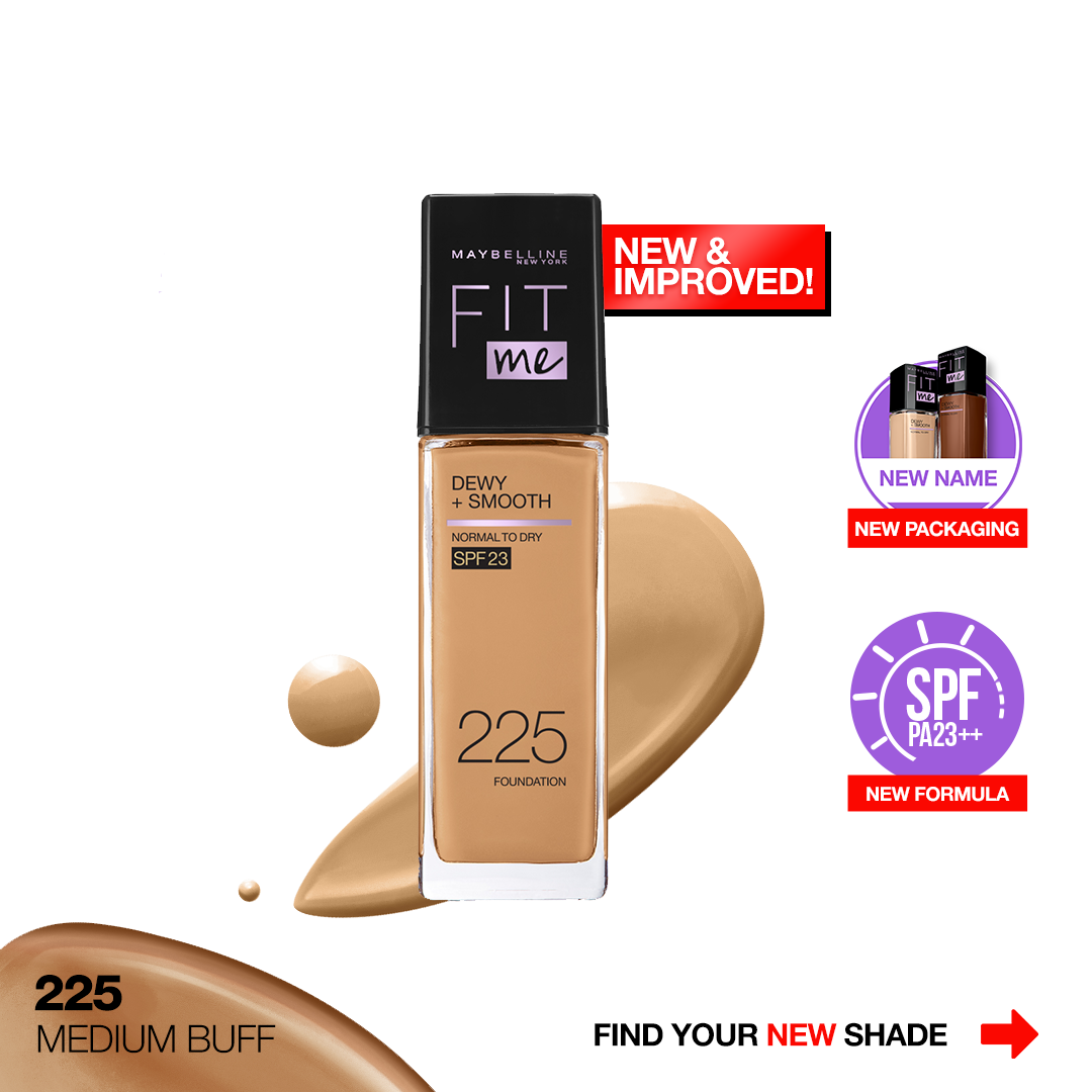 MAYBELLINE PRIMER FIT ME FOUNDATION DEWY PUMP SPF 110 30ML