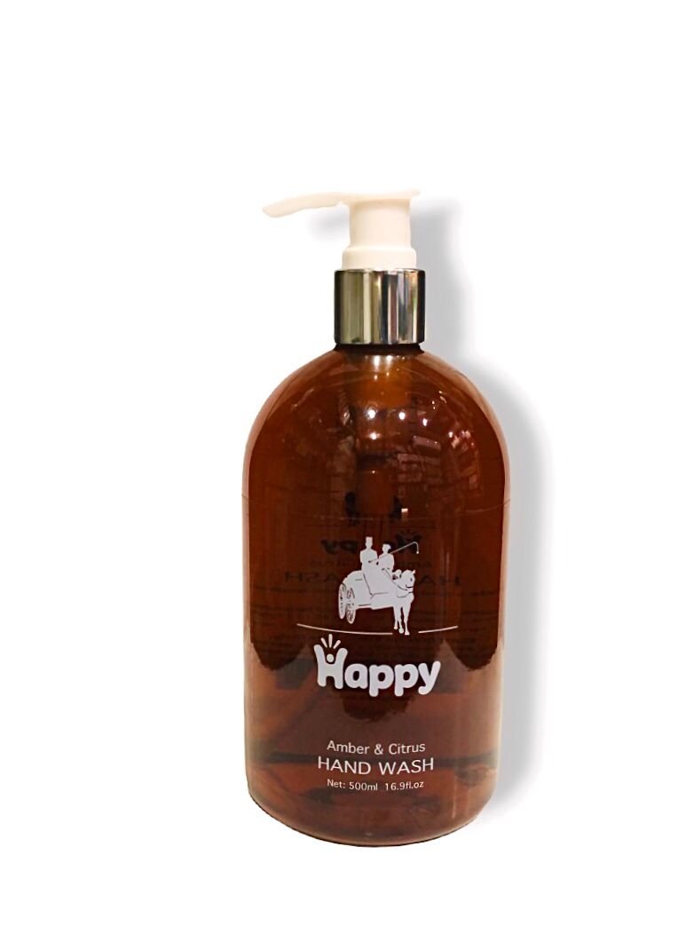 HAPPY HAND WASH AMBER & CITRUS 500 ML