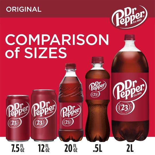 Dr Pepper Soda, 12 fl oz cans, 24 pack