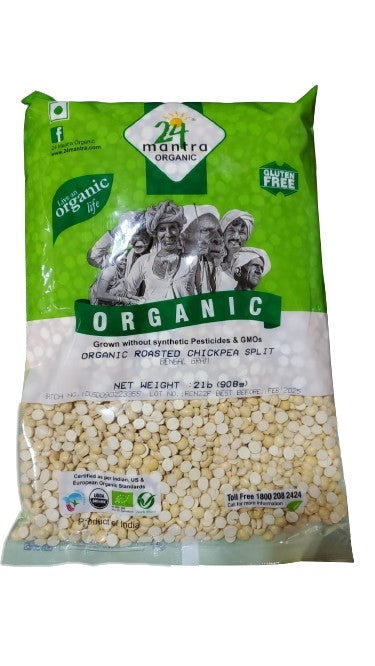 24 Mantra Organic Roasted Chickpea Split