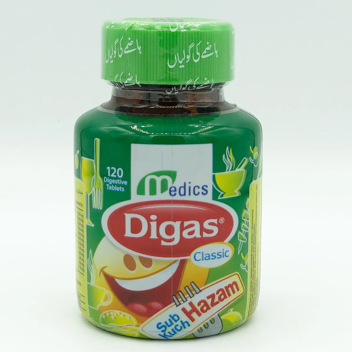 MEDICS DIGAS CLASSICI HAZAM 120 TABLETS