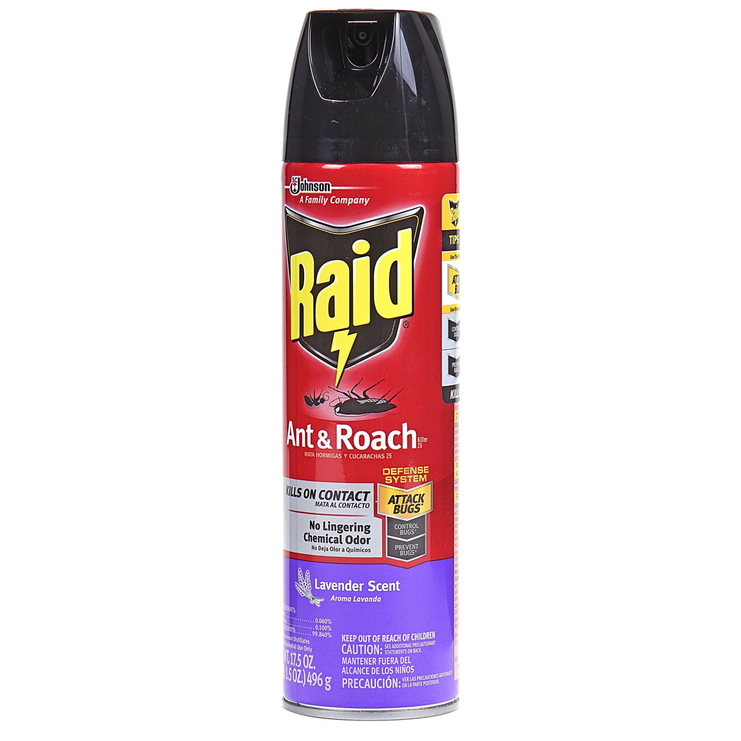 Raid Ant & Roach Killer 26, Lavender Scent, 17.5 oz