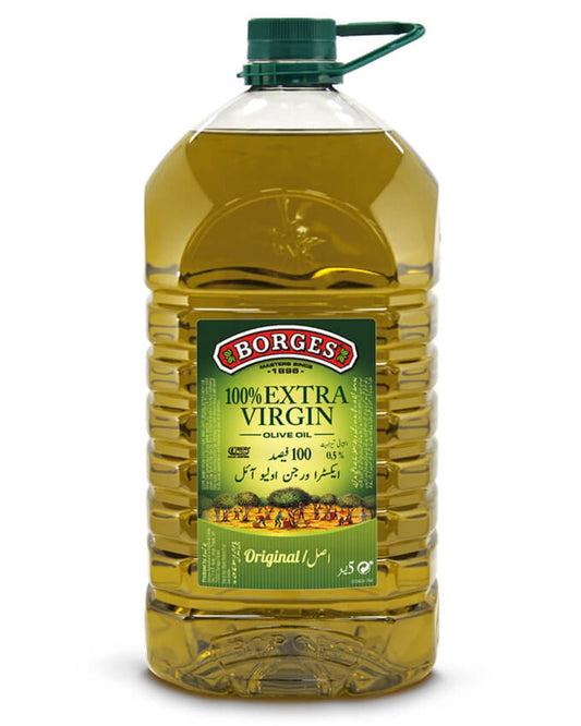 BORGES EXTRA VIRGIN OLIVE OIL ORIGINAL 5 LTR