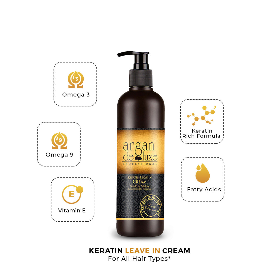 Argan De Luxe Keratin Leave In Treatment 240Ml