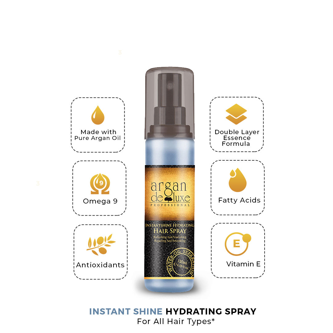 Argan De Luxe Instant Shine Hydrating Spray 120Ml