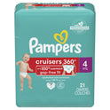 Pampers Cruisers 360 Diapers Size 4, 21 Count (Select for More Options)