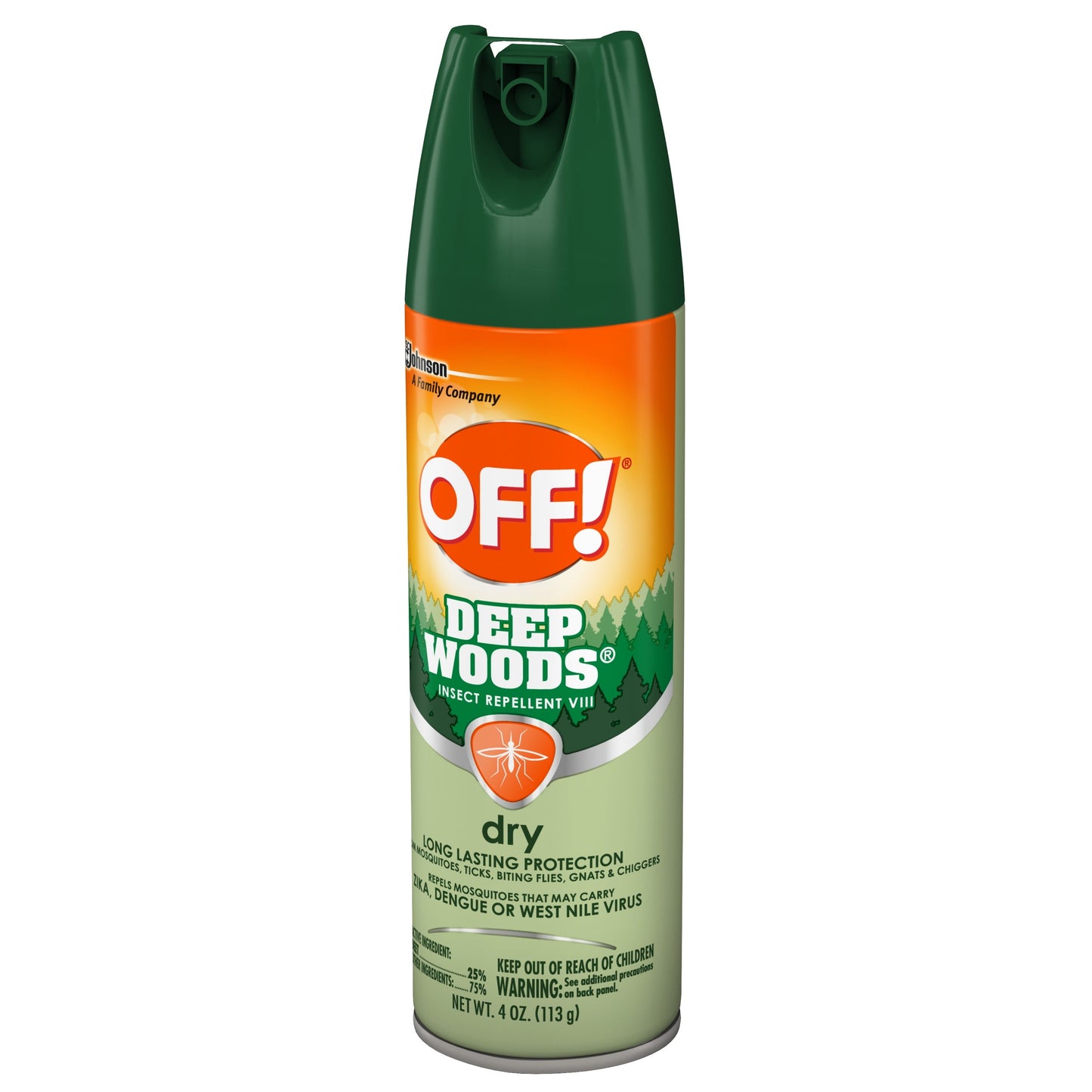 OFF! Deep Woods Insect Repellent VIII Dry, 4 fl oz