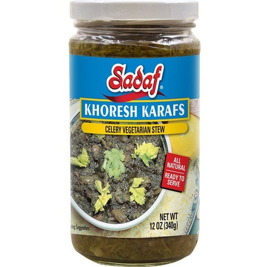 Sadaf Khoresh Karafs | Celery Stew in Jar- 12 oz.