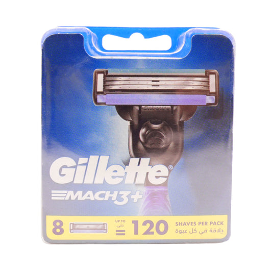 GILLETTE MACH 3 BLADES 8 CARTRIDGES