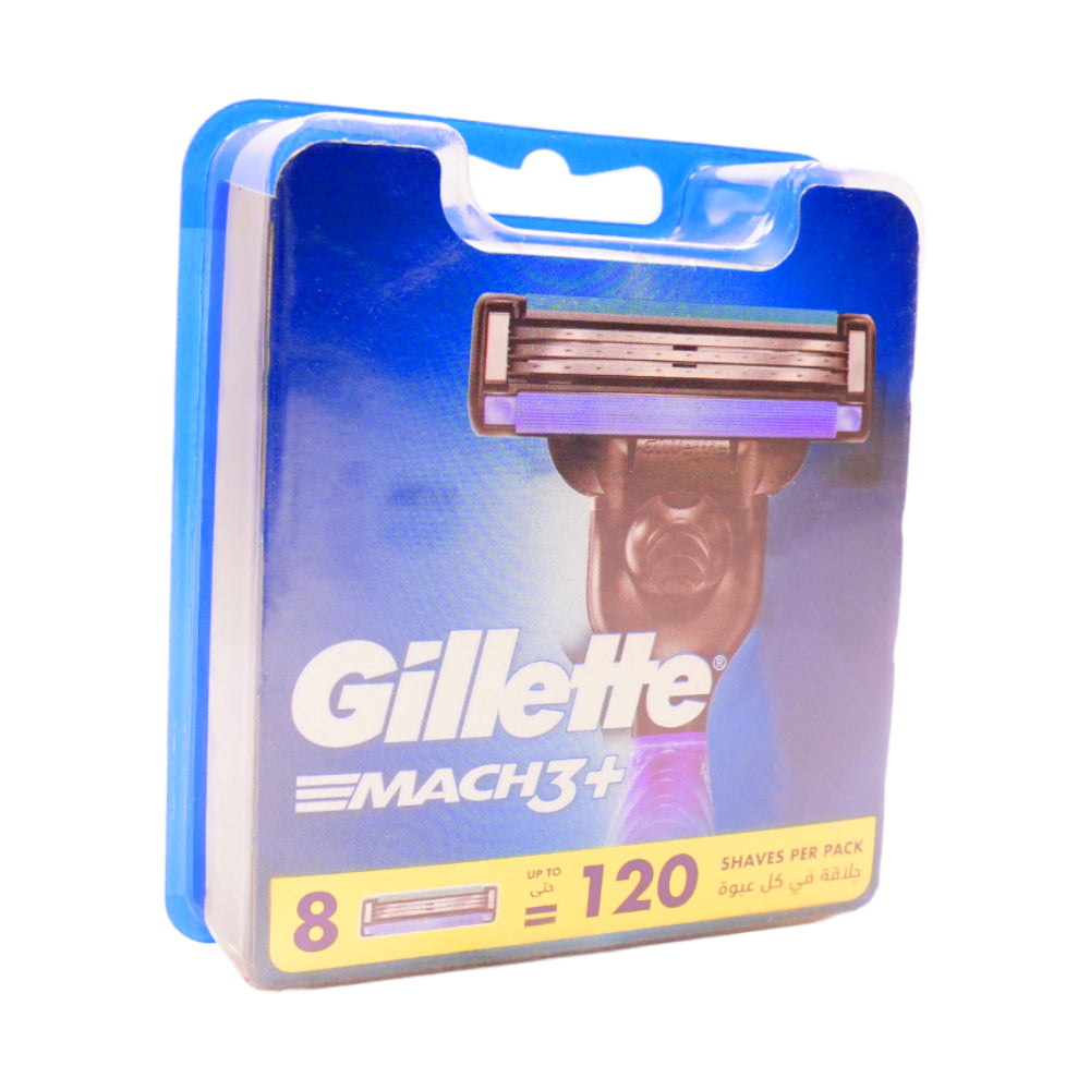 GILLETTE MACH 3 BLADES 8 CARTRIDGES