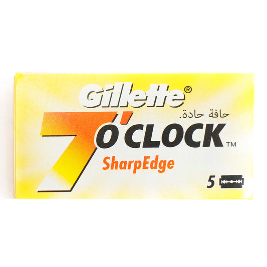 GILLETTE 7'O CLOCK SHARP EDGE 5 BLADES