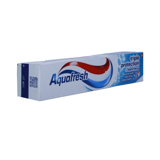 AQUAFRESH TOOTH PASTE TRIPLE PROTECTION BLANCHEUR 75 ML