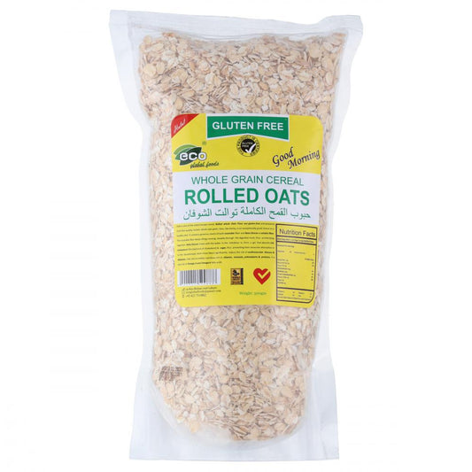 ECO ROLLED OATS WHOLE GRAIN CEREAL 500G