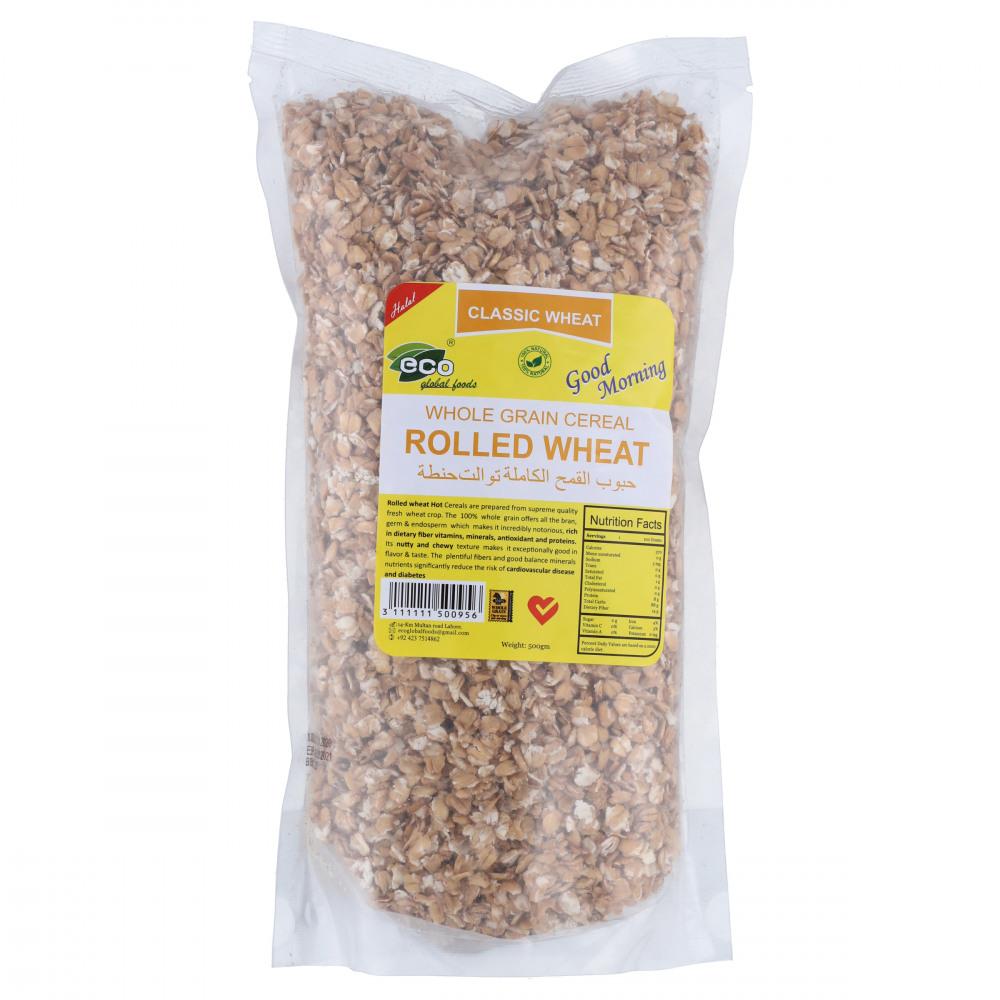 ECO WHOLE GRAIN CEREAL ROLLED WHEAT 500G