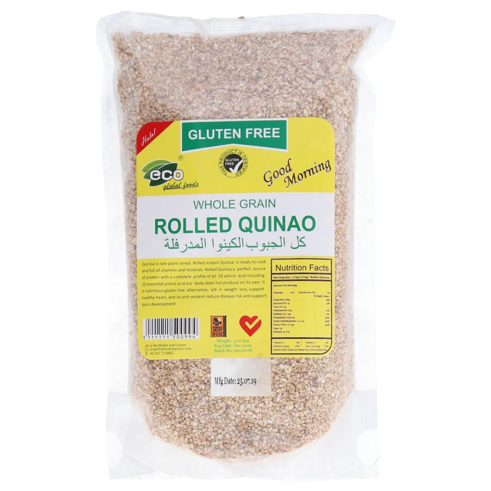 ECO WHOLE GRAIN ROLLED QUINQA 500 GM