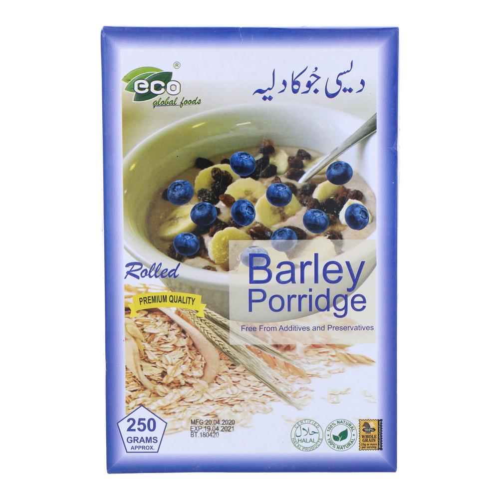 ECO ROLLED BARLEY PORRIDGE 250 GM