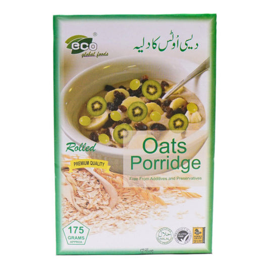 ECO ROLLED OATS PORRIDGE 175 GM