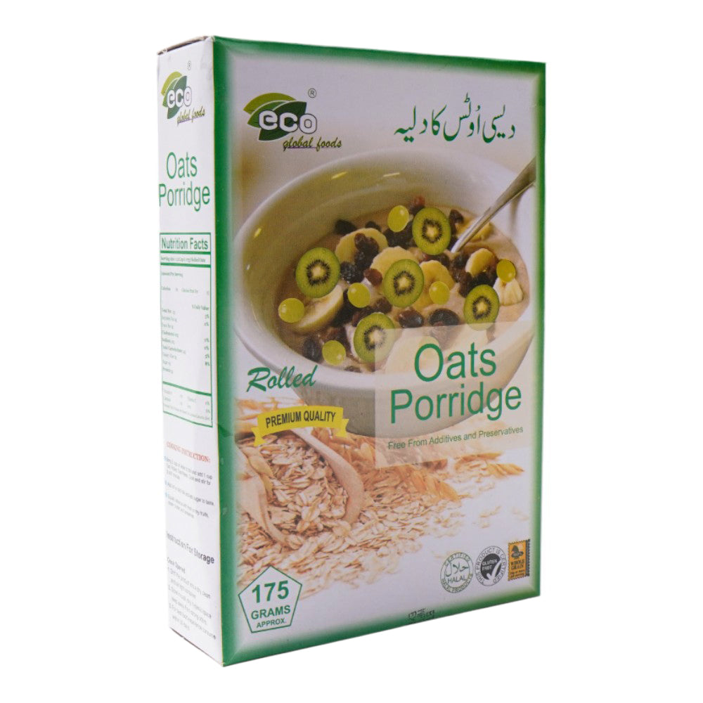 ECO ROLLED OATS PORRIDGE 175 GM