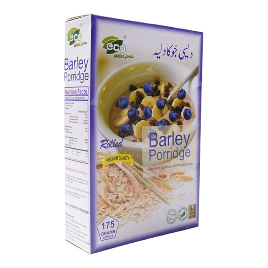 ECO ROLLED BARLEY PORRIDGE 175 GM