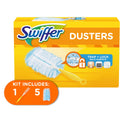 Swiffer Duster Short Handle Starter Kit (1 Handle, 5 Dusters)