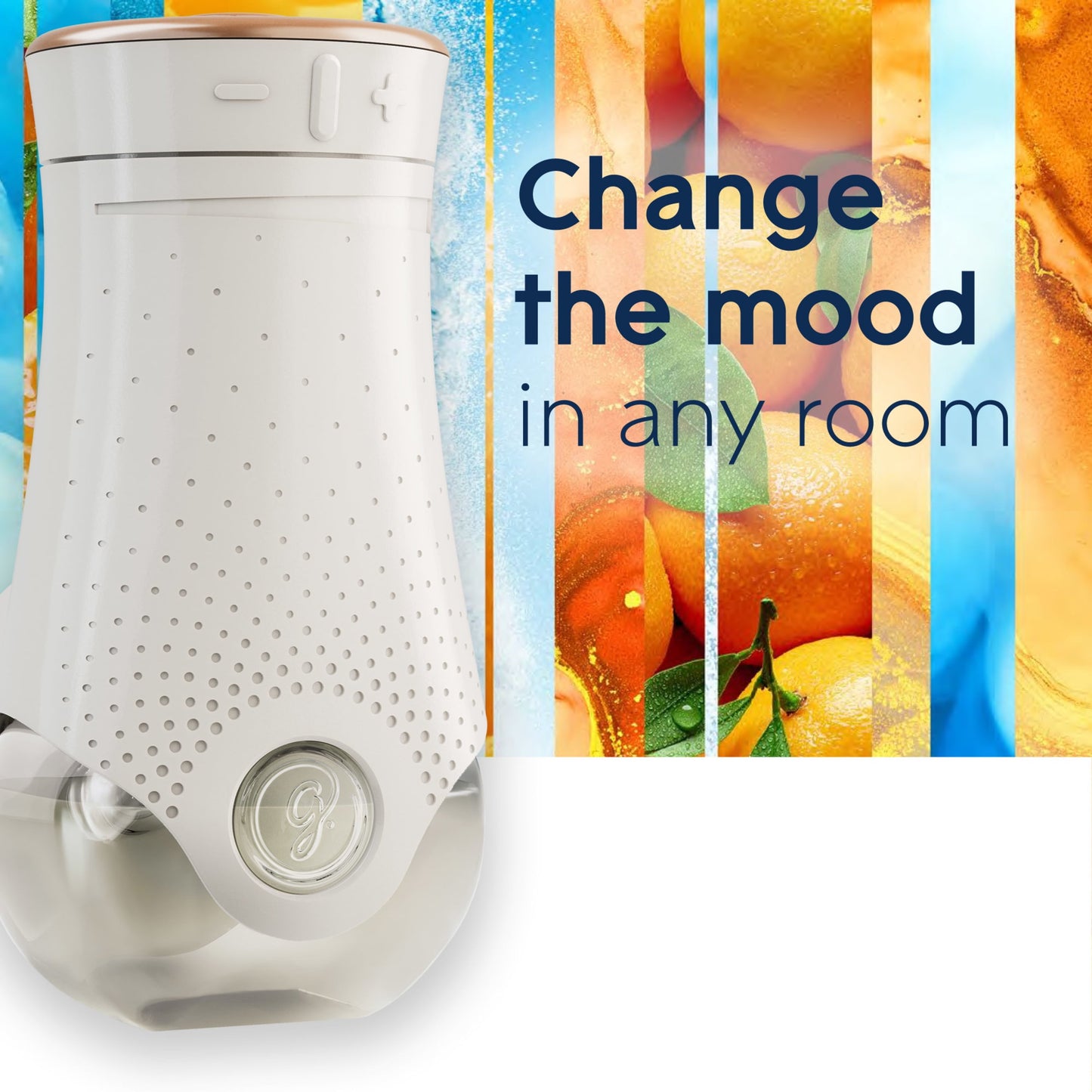 Glade PlugIns Scented Oil Warmer Refills, Glade Plug in refills, Air Freshener, Coastal Sunshine Citrus™, 5 x 0.67 oz