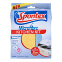 SPONTEX MICROFIBRE CLOTH KITCHEN KIT