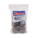 SPONTEX SPIRAL STEEL 6 PACK