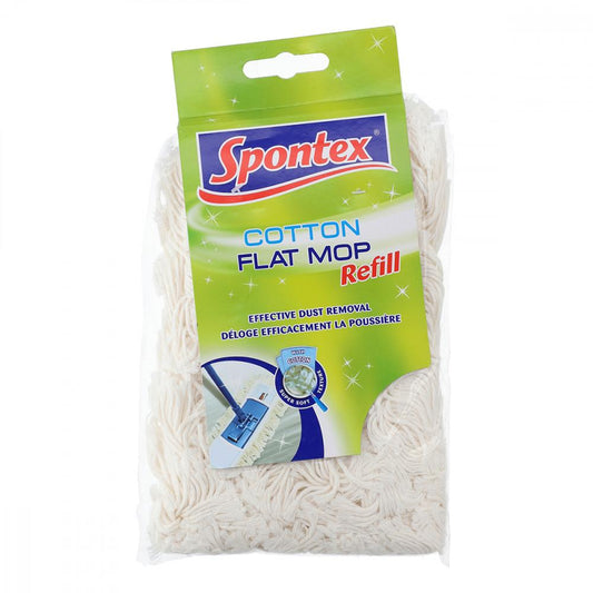 SPONTEX MOP COTTON FLAT REFILL PC