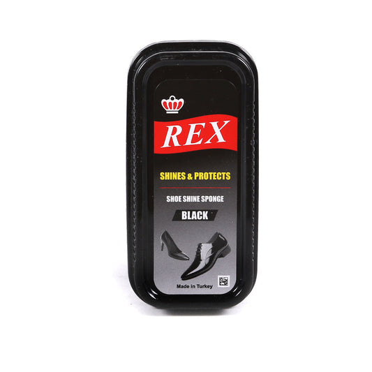 REX SHOE SHINE SPONGE BLACK