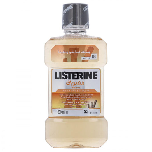 LISTERINE MOUTH WASH MISWAK MILDER TASTE 250 ML