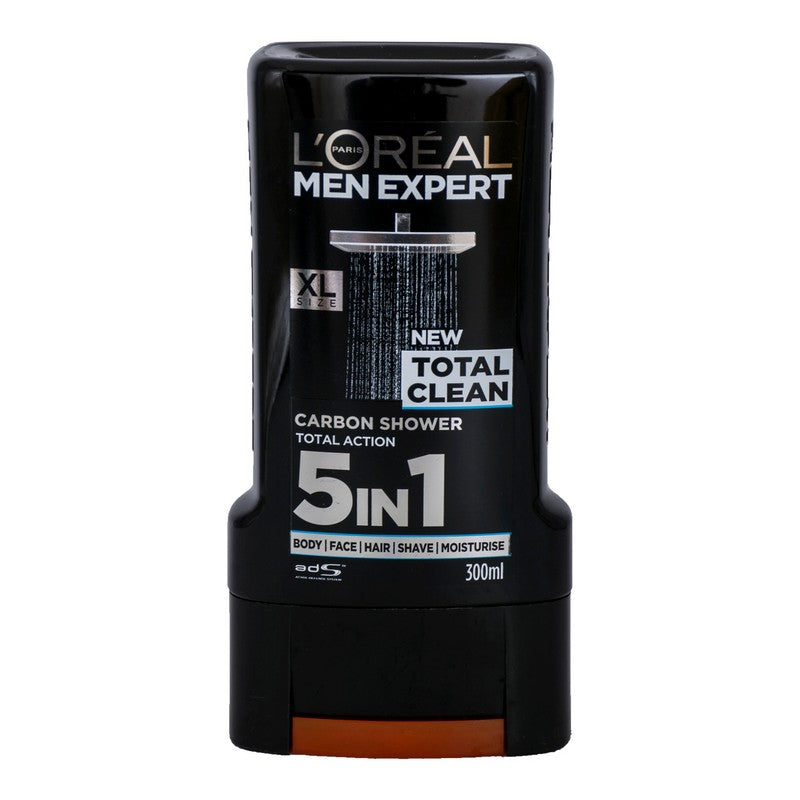 LOREAL MEN EXPERT SHOWER GEL TOTAL CLEAN 5IN1 300 ML