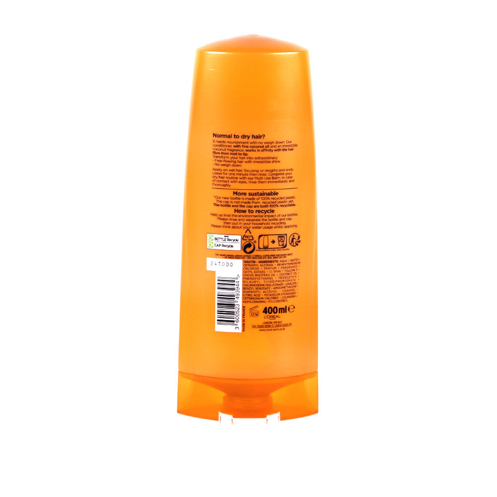 LOREAL ELVIVE CONDITIONER COCONUT OIL EXTRAORDINARY 400 ML