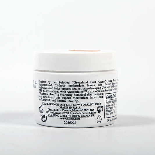 KIEHLS ULTRA FACIAL CREAM SUNSCREEN SPF 30 24 HOUR EVERYDAY
