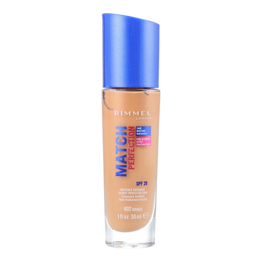 RIMMEL MATCH PERFECTION FOUNDATION 402 BRONZE 30ML