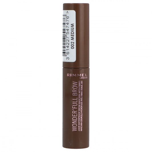 RIMMEL WONDER FULL BROW MASCARA 002 MEDIUM 4.5 ML