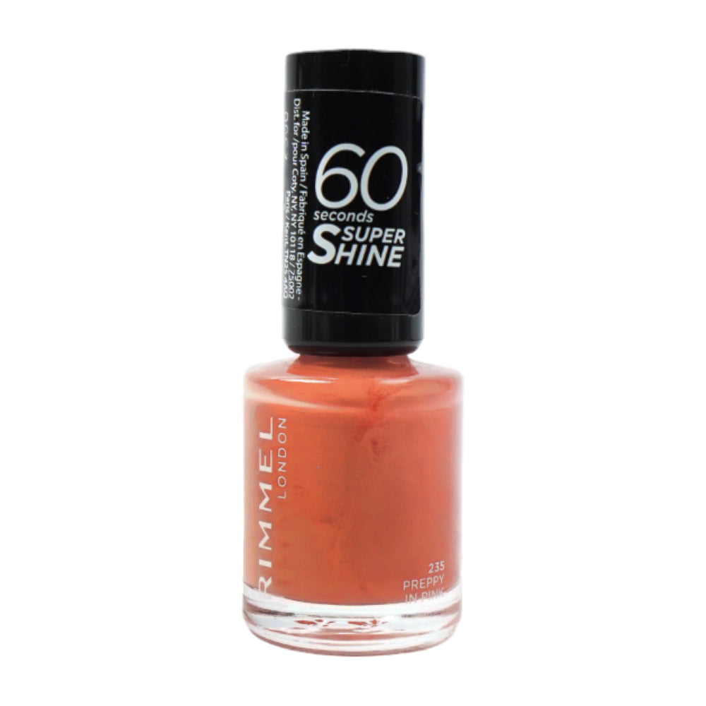 RIMMEL 60 SECONDS SUPER SHINE NAGELLAK - 235 PREPPY IN PINK