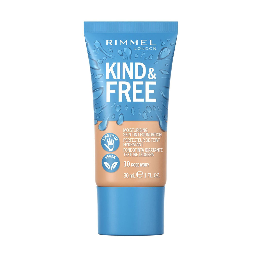 RIMMEL KIND & FREE MOISTURISING SKIN TINT FOUNDATION  10 ROS